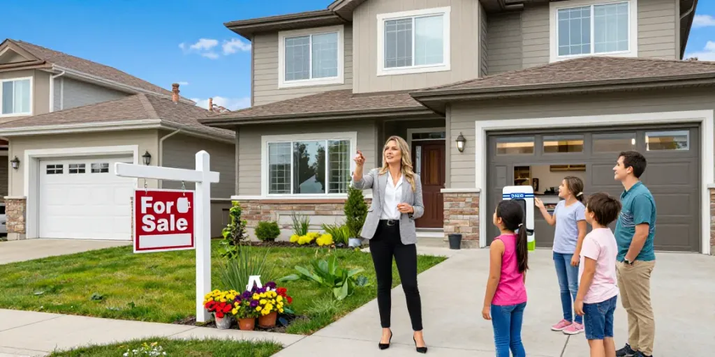 Spanish realtor Edmonton showcasing a family-friendly home in a vibrant community.